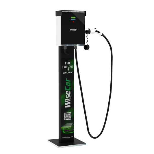 WiseCar WT1 7.4 KW Electric Vehicle Charging Station with Stand Wired