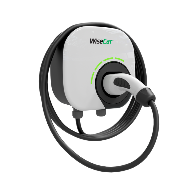 WiseCar WTL – 7,4 kW 单相｜人工智能驱动智能电动汽车充电器｜手机应用 & WiseCar AI