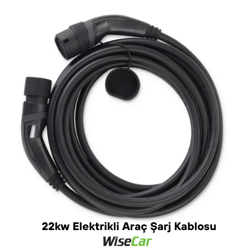 WiseCar 22kW 电动汽车充电线 – 铜芯｜Type 2｜32A｜快速可靠充电