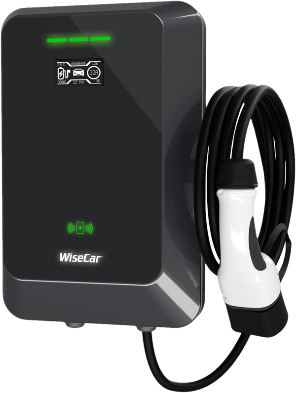 WiseCar WTA - 22 kW 人工智能驱动智能电动汽车充电器｜手机应用 & WiseCar AI