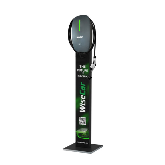 WiseCar WTX3 22 KW Stand Electric Vehicle Charging Station WIRED